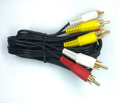 A/V cable 3RCA plug to plug